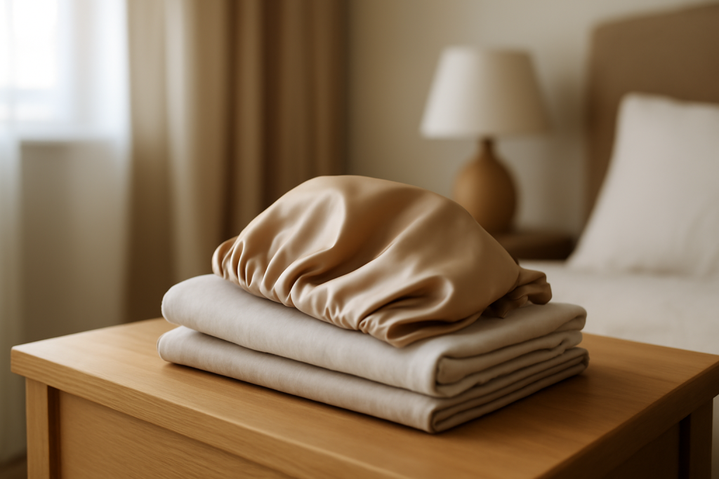 Bonnet soir en soie : confort élégant