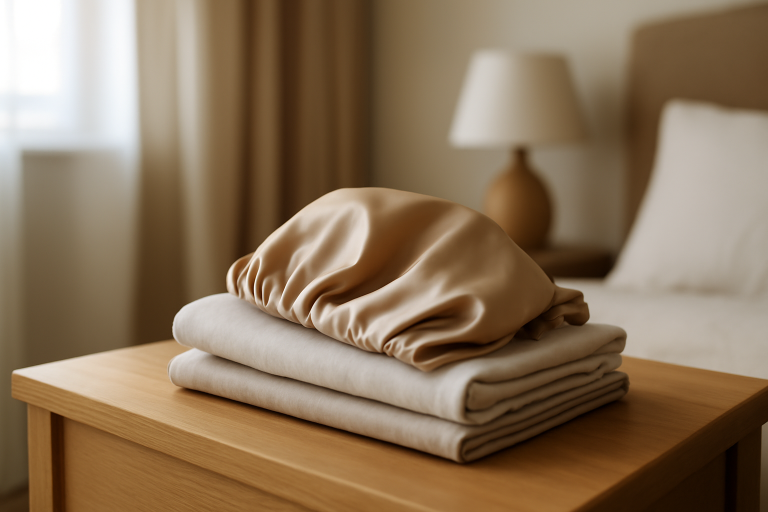 Bonnet soir en soie : confort élégant