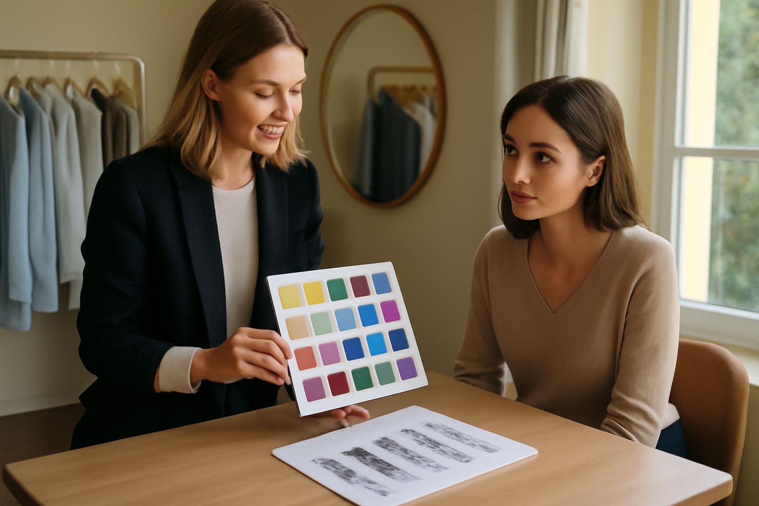 relooking aix en provence : diagnostic d’image en cabine conseil, lumière naturelle