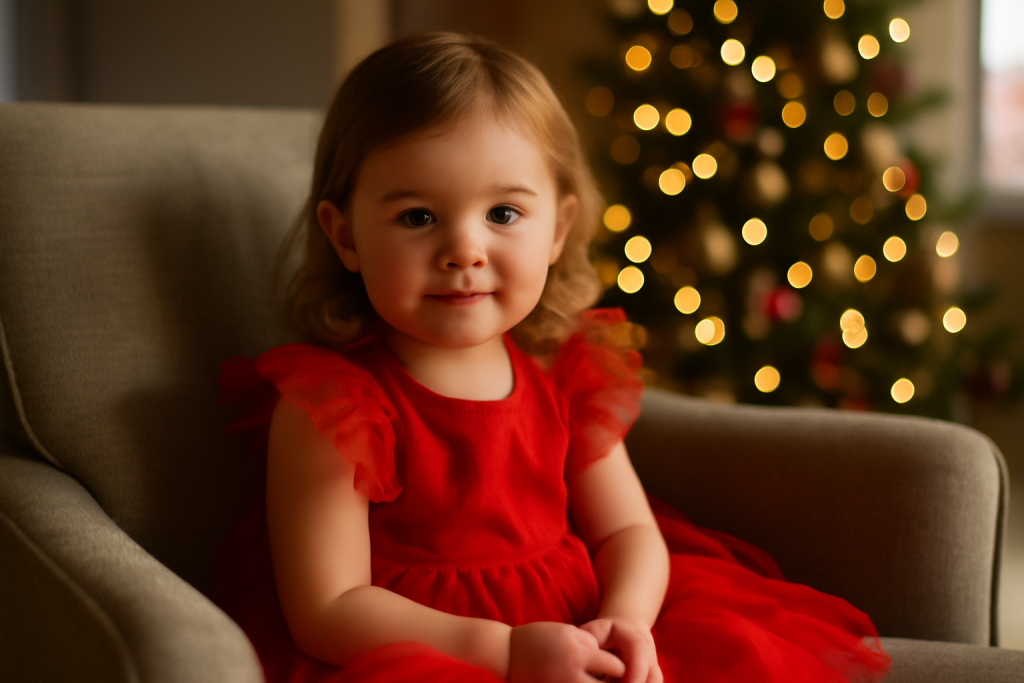 Robe de Noël fille : élégante pour les fêtes