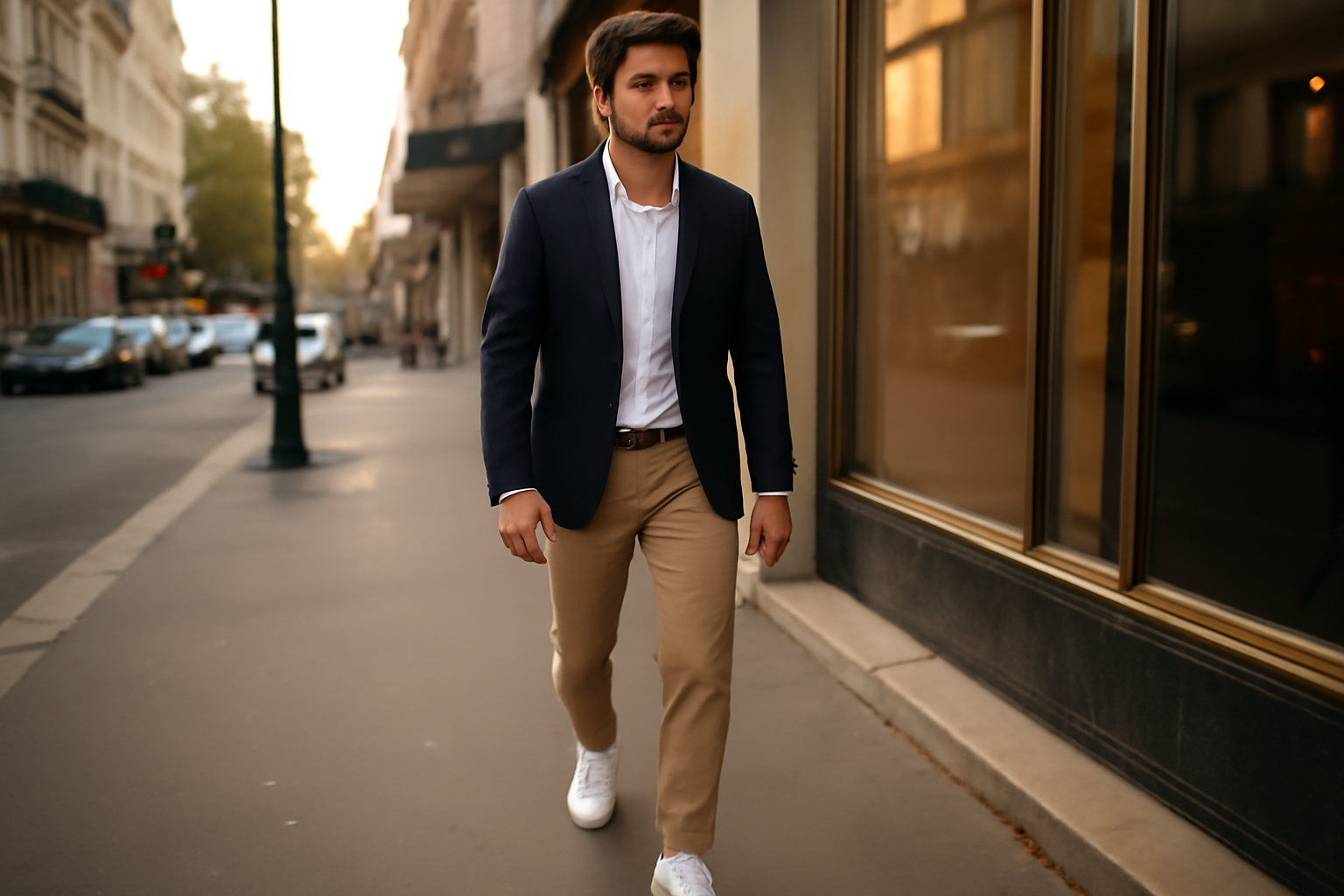 style vestimentaire homme : tenue moderne et soignée en ville
