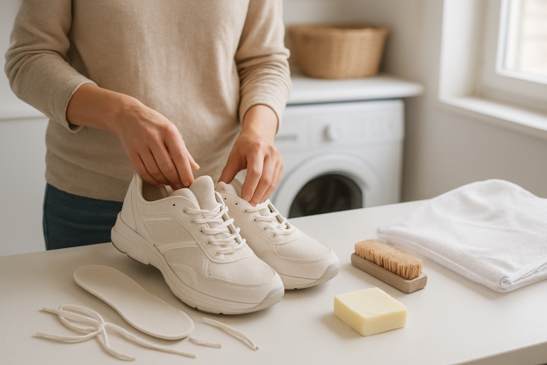 Chaussure machine à laver : nettoyer sans risque