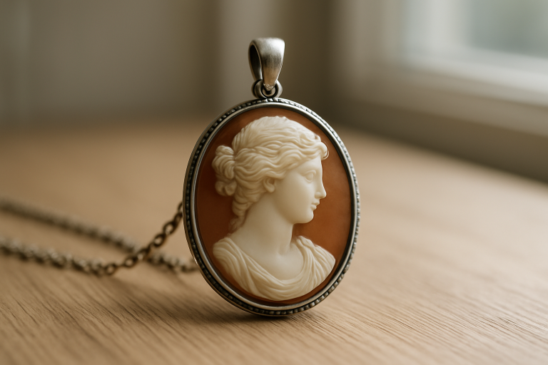 Pendentif camée : qualité, argent ou or